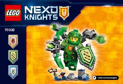 Notice / Instructions de Montage - LEGO - NEXO KNIGHTS - 70332 - Aaron l'Ultime chevalier: Page 1