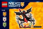 Notice / Instructions de Montage - LEGO - NEXO KNIGHTS - 70335 - L'ULTIME Lavaria: Page 1