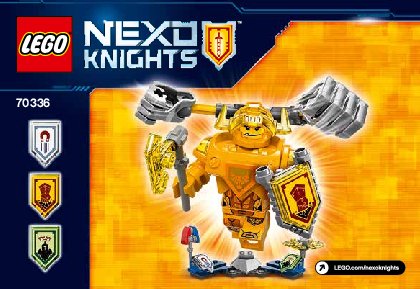 Notice / Instructions de Montage - LEGO - NEXO KNIGHTS - 70336 - Axl l'Ultime chevalier: Page 1