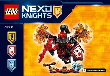 Notice / Instructions de Montage - LEGO - NEXO KNIGHTS - 70338 - L'ultime Général Magmar: Page 1