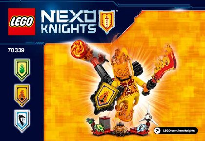 Notice / Instructions de Montage - LEGO - NEXO KNIGHTS - 70339 - L'Ultime Flama: Page 1