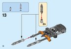 Notice / Instructions de Montage - LEGO - NEXO KNIGHTS - 70347 - L'artillerie de la garde du roi: Page 14