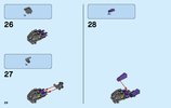 Notice / Instructions de Montage - LEGO - NEXO KNIGHTS - 70349 - Le char de combat de Ruina: Page 26