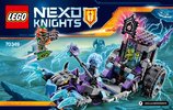 Notice / Instructions de Montage - LEGO - NEXO KNIGHTS - 70349 - Le char de combat de Ruina: Page 1