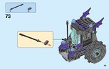 Notice / Instructions de Montage - LEGO - NEXO KNIGHTS - 70349 - Le char de combat de Ruina: Page 59