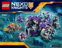 Notice / Instructions de Montage - LEGO - NEXO KNIGHTS - 70350 - Les Trois Frères: Page 1