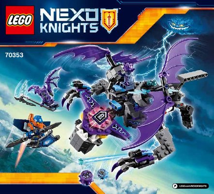 Notice / Instructions de Montage - LEGO - NEXO KNIGHTS - 70353 - L'héli-gargouille: Page 1