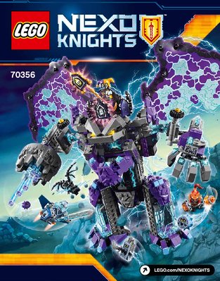 Notice / Instructions de Montage - LEGO - NEXO KNIGHTS - 70356 - Le Colosse de pierre de la destruction suprême: Page 1