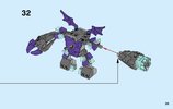 Notice / Instructions de Montage - LEGO - NEXO KNIGHTS - 70358 - Le destructeur de pierre d'Aaron: Page 35