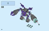 Notice / Instructions de Montage - LEGO - NEXO KNIGHTS - 70358 - Le destructeur de pierre d'Aaron: Page 36