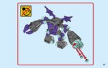 Notice / Instructions de Montage - LEGO - NEXO KNIGHTS - 70358 - Le destructeur de pierre d'Aaron: Page 37