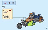 Notice / Instructions de Montage - LEGO - NEXO KNIGHTS - 70358 - Le destructeur de pierre d'Aaron: Page 71