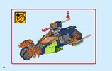 Notice / Instructions de Montage - LEGO - NEXO KNIGHTS - 70358 - Le destructeur de pierre d'Aaron: Page 74