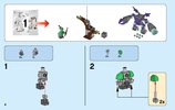 Notice / Instructions de Montage - LEGO - NEXO KNIGHTS - 70358 - Le destructeur de pierre d'Aaron: Page 4