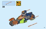 Notice / Instructions de Montage - LEGO - NEXO KNIGHTS - 70358 - Le destructeur de pierre d'Aaron: Page 73