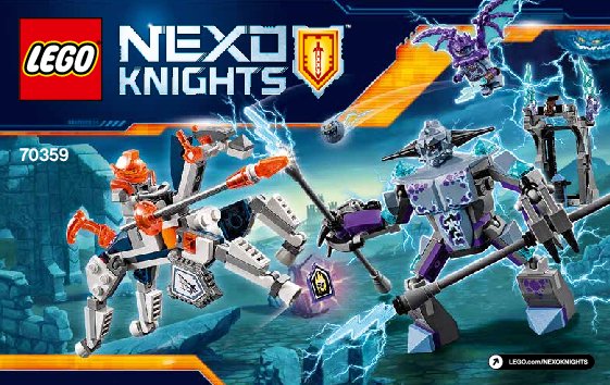 Notice / Instructions de Montage - LEGO - NEXO KNIGHTS - 70359 - Lance contre le monstre de foudre: Page 1