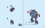 Notice / Instructions de Montage - LEGO - NEXO KNIGHTS - 70359 - Lance contre le monstre de foudre: Page 31