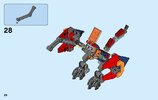 Notice / Instructions de Montage - LEGO - NEXO KNIGHTS - 70361 - Le dragon-robot de Macy: Page 28