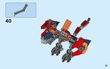 Notice / Instructions de Montage - LEGO - NEXO KNIGHTS - 70361 - Le dragon-robot de Macy: Page 35