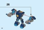 Notice / Instructions de Montage - LEGO - NEXO KNIGHTS - 70362 - La super armure de Clay: Page 20