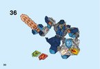 Notice / Instructions de Montage - LEGO - NEXO KNIGHTS - 70362 - La super armure de Clay: Page 30