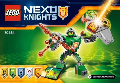 Notice / Instructions de Montage - LEGO - NEXO KNIGHTS - 70364 - La super armure d'Aaron: Page 1