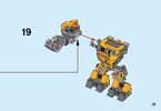 Notice / Instructions de Montage - LEGO - NEXO KNIGHTS - 70365 - La super armure d'Axl: Page 19