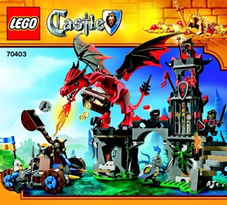 Notice / Instructions de Montage - LEGO - Castle - 70403 - La capture du dragon: Page 1