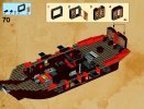 Notice / Instructions de Montage - LEGO - 70413 - Le bateau pirate: Page 78