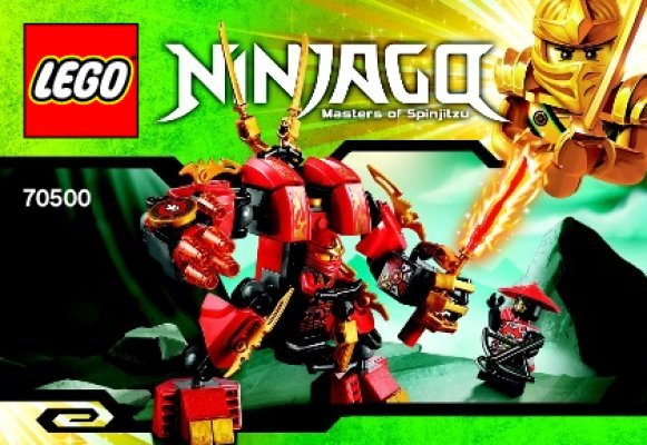 Notice / Instructions de Montage - LEGO - 70500 - Kai's Fire Mech: Page 1