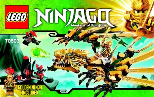 Notice / Instructions de Montage - LEGO - NINJAGO - 70503 - Le dragon d'or: Page 1