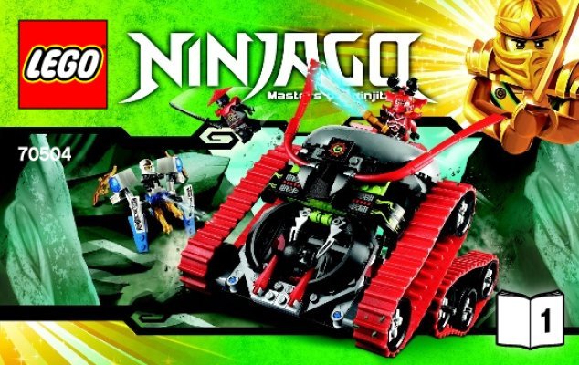 Notice / Instructions de Montage - LEGO - NINJAGO - 70504 - Garmatron: Page 1