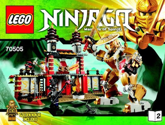 Notice / Instructions de Montage - LEGO - NINJAGO - 70505 - Le temple de la lumière: Page 1