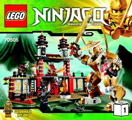 Notice / Instructions de Montage - LEGO - NINJAGO - 70505 - Le temple de la lumière: Page 1