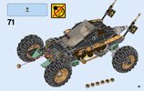 Notice / Instructions de Montage - LEGO - NINJAGO - 70589 - Le tout-terrain de combat: Page 49