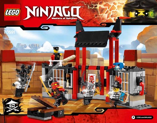 Notice / Instructions de Montage - LEGO - NINJAGO - 70591 - L'évasion de la prison de Kryptarium: Page 1