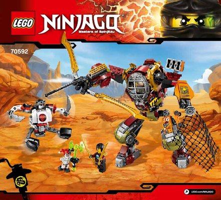 Notice / Instructions de Montage - LEGO - NINJAGO - 70592 - Le robot de Ronin: Page 1