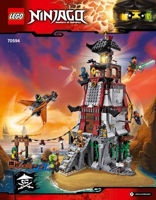 Notice / Instructions de Montage - LEGO - NINJAGO - 70594 - L'attaque du Phare: Page 1