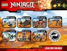 Notice / Instructions de Montage - LEGO - NINJAGO - 70596 - La grotte du Samouraï X: Page 216