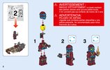 Notice / Instructions de Montage - LEGO - NINJAGO - 70600 - La poursuite en moto des Ninja: Page 2