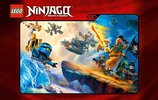 Notice / Instructions de Montage - LEGO - NINJAGO - 70600 - La poursuite en moto des Ninja: Page 31