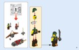 Notice / Instructions de Montage - LEGO - NINJAGO - 70600 - La poursuite en moto des Ninja: Page 3