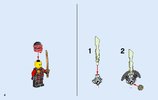 Notice / Instructions de Montage - LEGO - NINJAGO - 70600 - La poursuite en moto des Ninja: Page 4