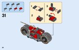 Notice / Instructions de Montage - LEGO - NINJAGO - 70600 - La poursuite en moto des Ninja: Page 36