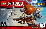 Notice / Instructions de Montage - LEGO - NINJAGO - 70603 - L'attaque du Zeppelin des Pirates: Page 1