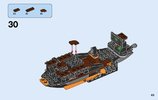 Notice / Instructions de Montage - LEGO - NINJAGO - 70603 - L'attaque du Zeppelin des Pirates: Page 43