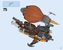 Notice / Instructions de Montage - LEGO - NINJAGO - 70603 - L'attaque du Zeppelin des Pirates: Page 31