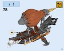 Notice / Instructions de Montage - LEGO - NINJAGO - 70603 - L'attaque du Zeppelin des Pirates: Page 35