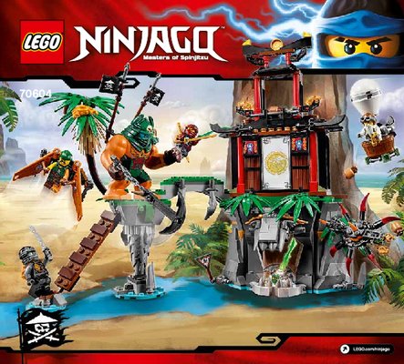 Notice / Instructions de Montage - LEGO - NINJAGO - 70604 - L'île de la Veuve du Tigre: Page 1