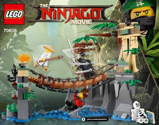 Notice / Instructions de Montage - LEGO - LEGO NINJAGO LE FILM - 70608 - Le pont de la jungle: Page 1